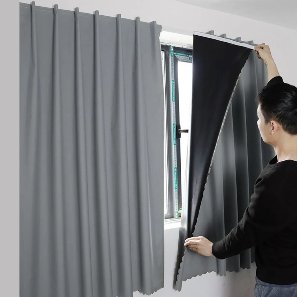 Nesttel — hook-and-loop mounting / ผ้าม่านติดเทปตีนตุ๊กแก